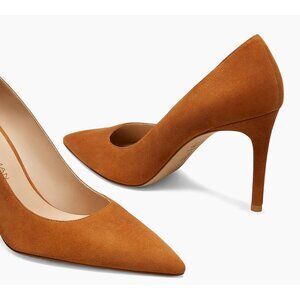 Jimmy Choo Romy 85MM Brown Suede Pumps heels size 35